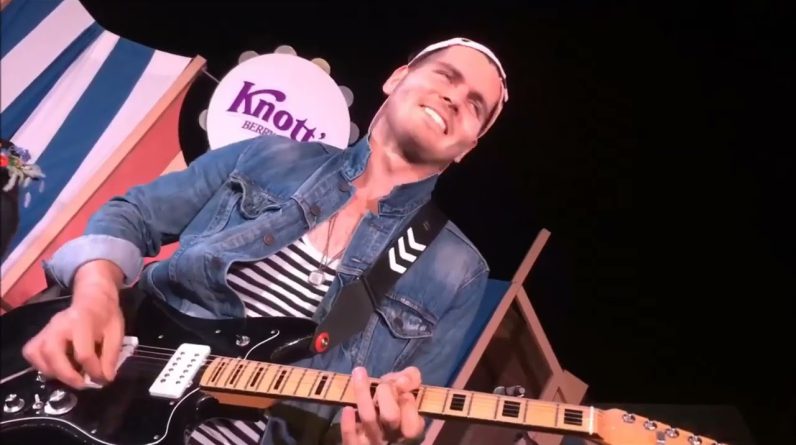 Run To The Hills Live Cover - Jim Rubel on the Bass Guitar Tomasina Band Knotts Berry Farm CA