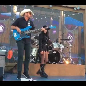 Uprising Live Cover   James Rubel on the Bass Guitar Tomasina Band Knotts Berry Farm Buena Park CA