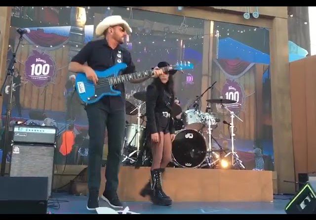 Uprising Live Cover   James Rubel on the Bass Guitar Tomasina Band Knotts Berry Farm Buena Park CA