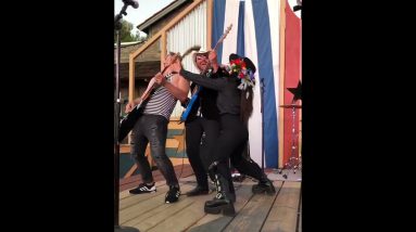 Bad Romance Live Cover - Jim Rubel on the Bass Guitar Tomasina Band Knotts Berry Farm Buena Park CA